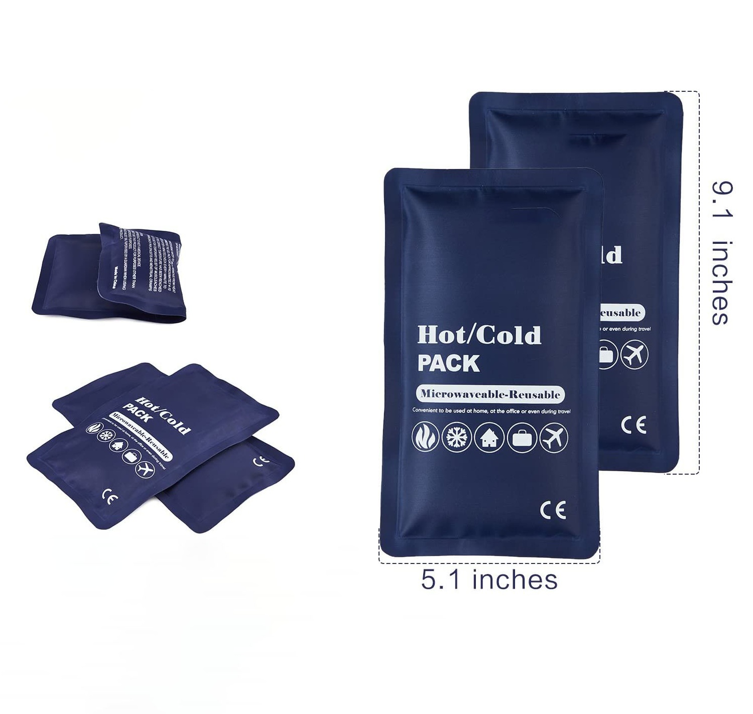 Washable Safe Compress Hot and Cold Pack for Muscle Pain